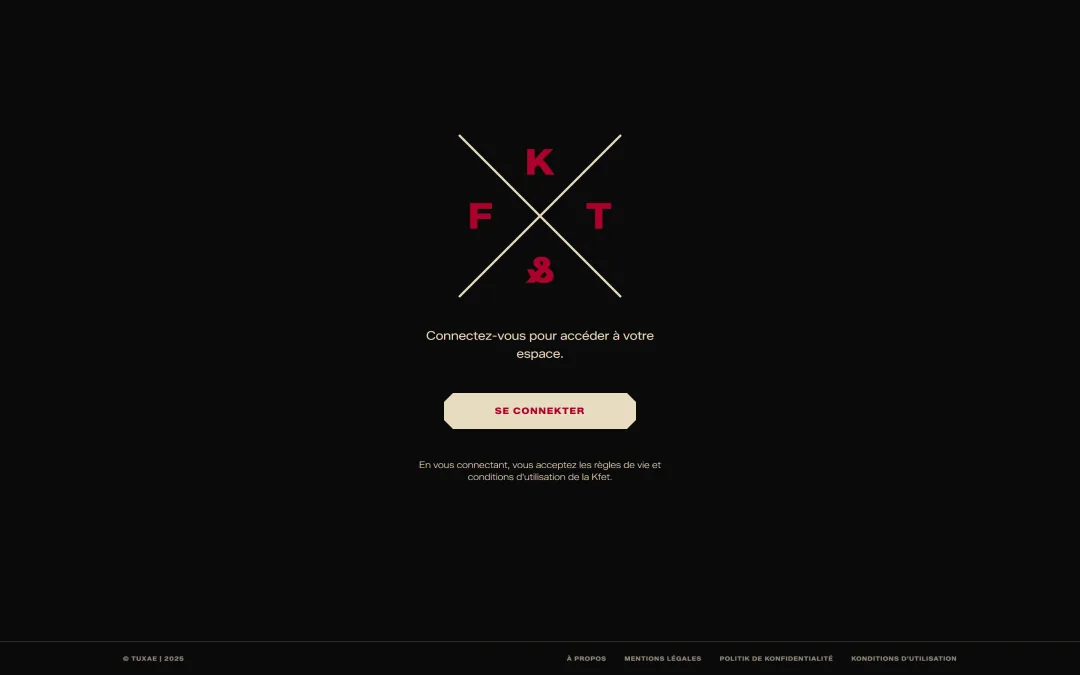 K'Fet ENSAE, Sign-in, desktop