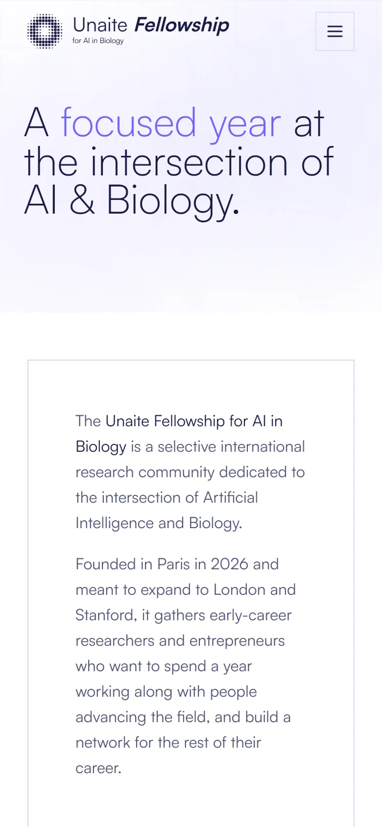 Unaite Fellowship, Programme, phone