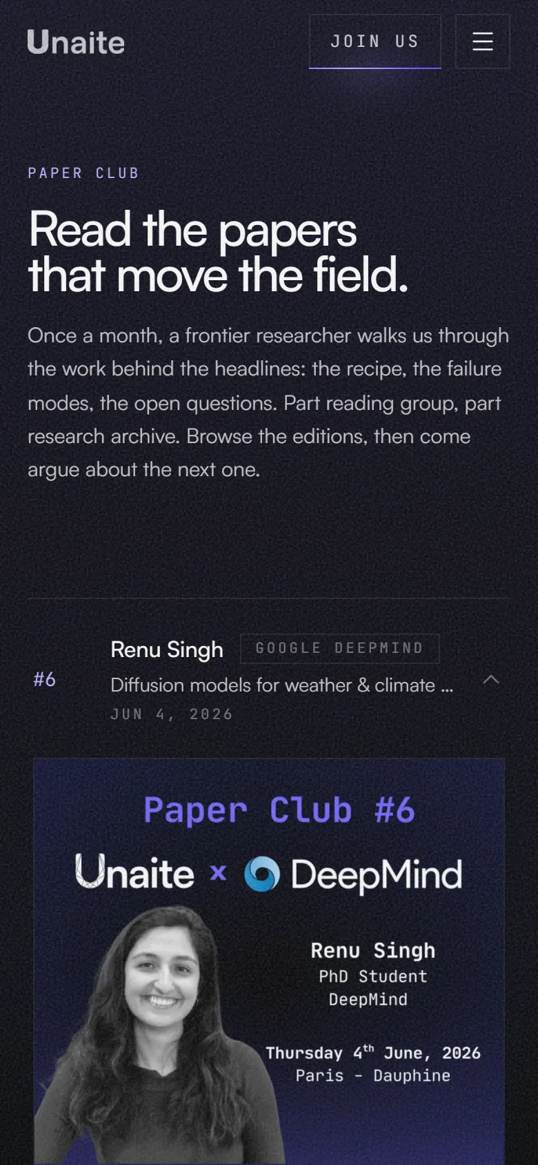 Unaite, Paper Club, phone